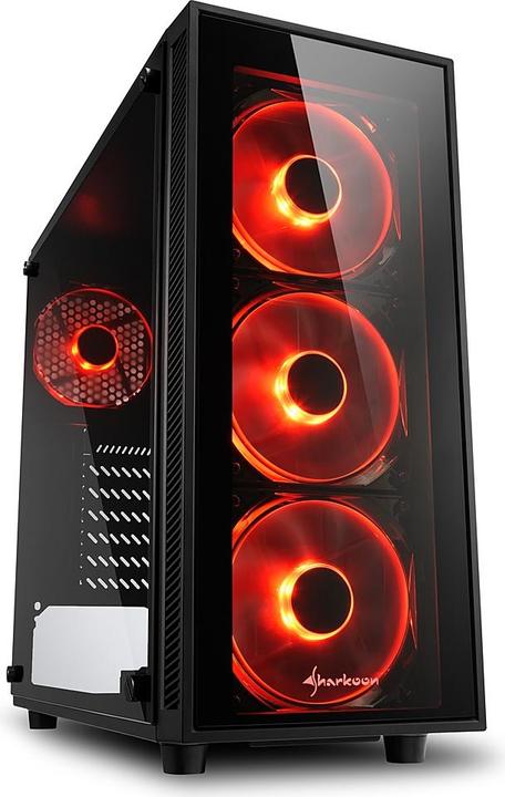 Actual product image Sharkoon TG4 Red (ATX)