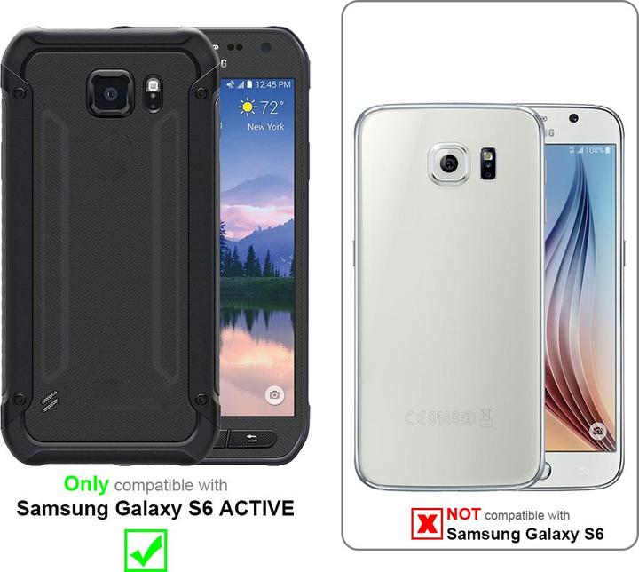 Produktbild Cadorabo Handykette für Samsung Galaxy S6 ACTIVE Necklace Hülle mit verstellbarem Kordelband