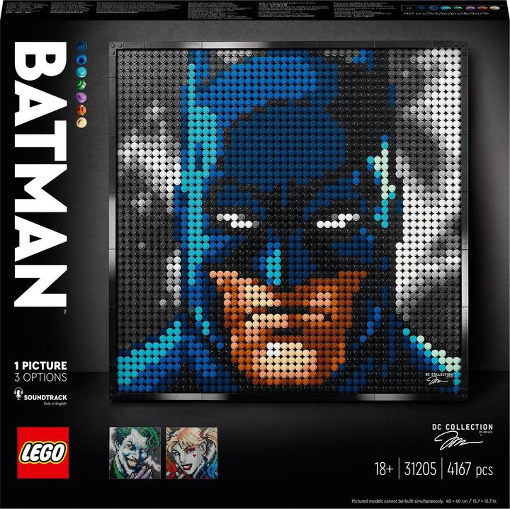 Actual product image LEGO Jim Lee Batman Collection (31205, LEGO Art)