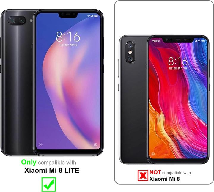 Productafbeelding Cadorabo Boek Onzichtbare Magneethoes (Xiaomi Mi 8 Lite)