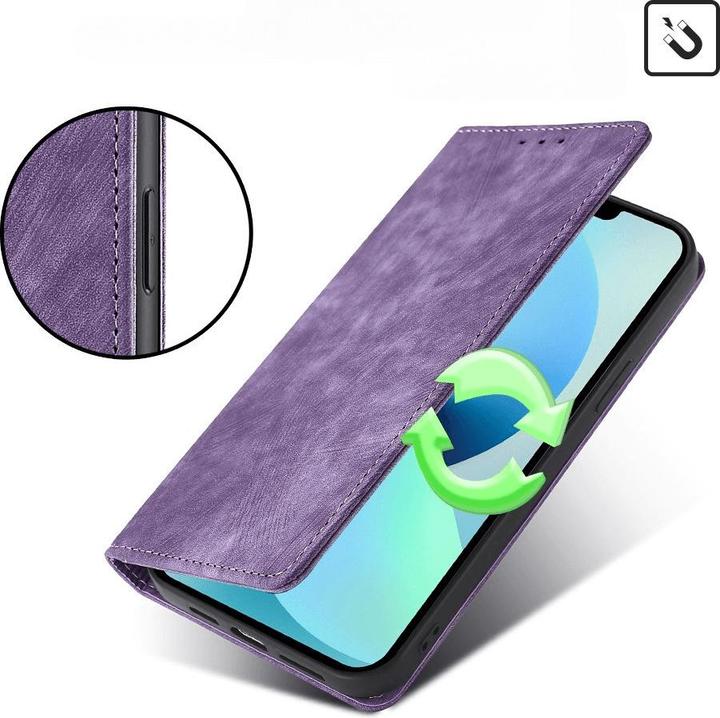 Actual product image Cover-Discount iPhone 15 Pro Max - Case with RFID Blocker purple (Apple iPhone 15 Pro Max)