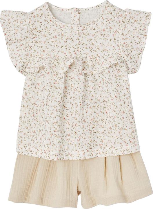 Immagine prodotto Vertbaudet Festliches Mädchen-Set: Bluse & Shorts aus Musselin (92)