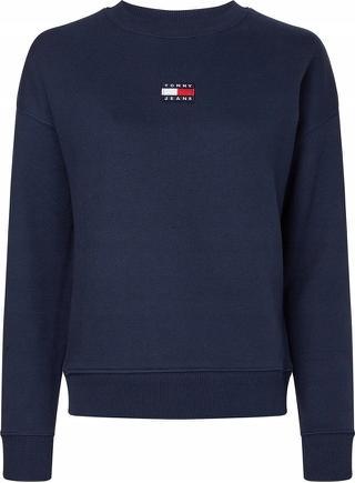 Tommy Hilfiger Damen Tjw Tommy Center Badge Crew Sweatshirts, Twilight Navy, S (S)