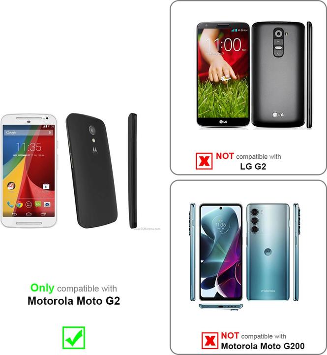 Productafbeelding Cadorabo Boek Jeans Optiek Cover (Motorola Moto G2 (2de gen))