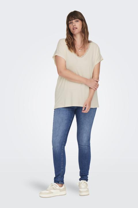 Actual product image Only Regular fit V-neck curve top Top (L)