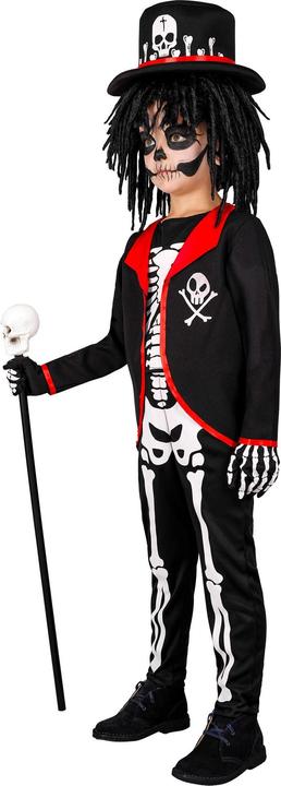 Image du produit Widmann Veste de prêtre vaudou avec chemise, pantalon, chapeau costume pour enfants (116)