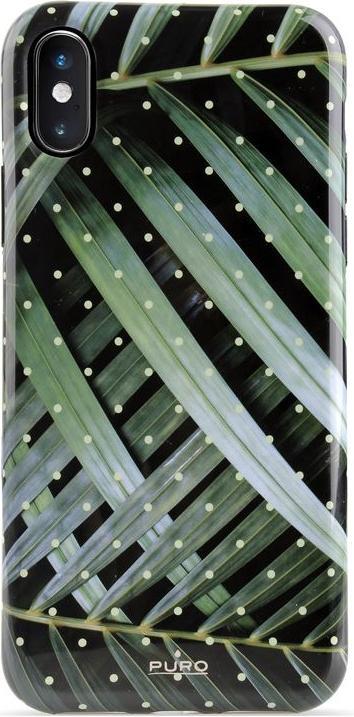 Immagine prodotto Puro Glam Tropical Leaves - Custodia per iPhone Xs Max (Foglie brillanti) (Apple iPhone XS Max)