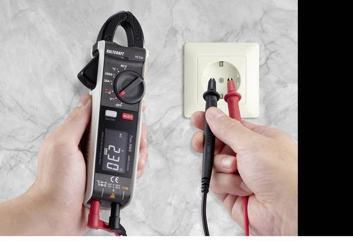 Immagine prodotto Voltcraft VC-331 Pinza amperometrica CAT II 600 V, CAT III 300V Display (conteggi): 2000 (CAT II 600V, CAT III 300V)