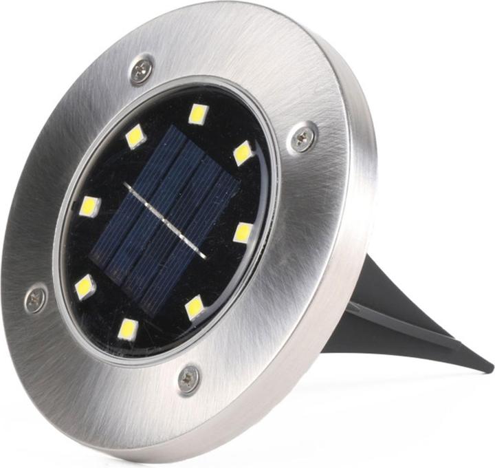 Produktbild Benson Garden LED Garten Bodenleuchte, Solar, IP44, 8er Set (IP44)
