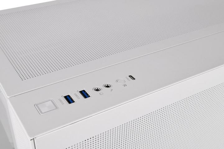 Actual product image Thermaltake View 380 TG ARGB Snow White (Mini-ITX, mATX, ATX)