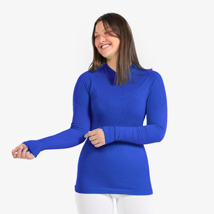 Actual product image Kipsta Ladies/men's football functional shirt long sleeve - Keepdry indigo blue (XXL)