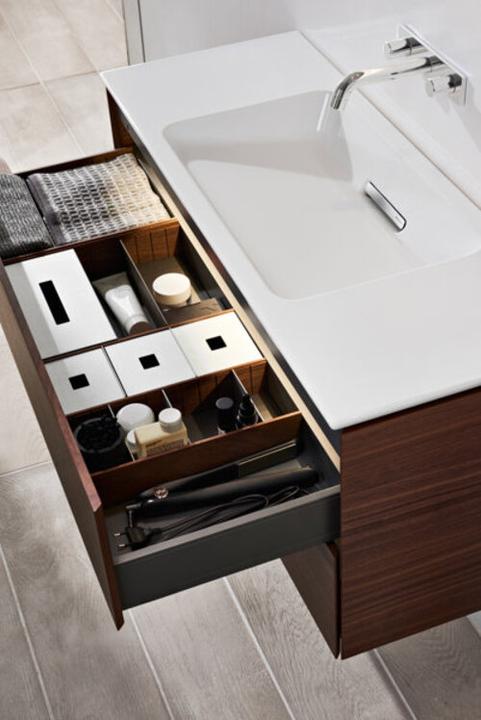 Produktbild Geberit One Waschtisch schwebendes Design, ohne Hahnloch, mit Überlauf, 1200x400mm, 500392 (400 mm, 1200 mm)