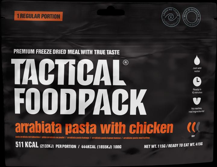 Tactical Foodpack Arrabiata Pasta mit Hähnchen (115 g)