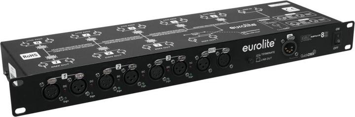 Actual product image Eurolite DMX splitter 8-channel