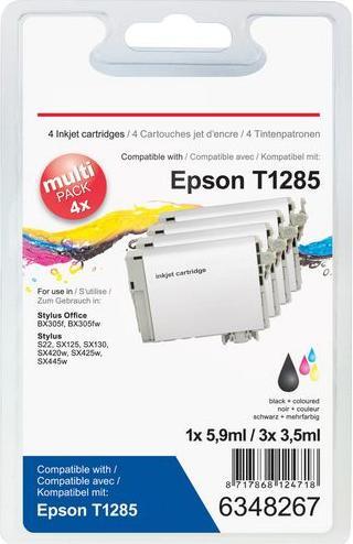 Actual product image Office Depot Ink Cartridge Compatible Epson T1285 T1285 (M, FC, C, Y)