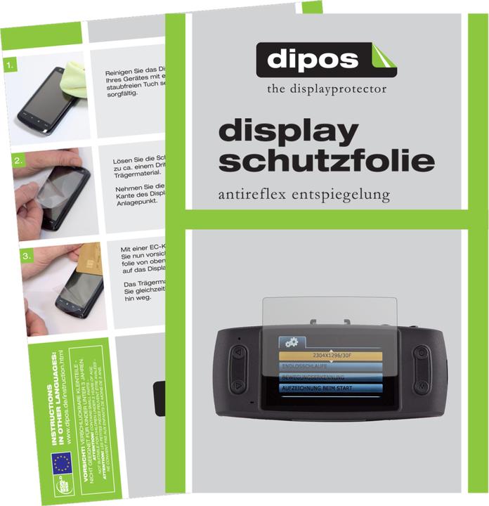 Actual product image Dipos Screen Protector Anti-Glare (Screen protector, ITracker GS6000-A12 Dashcam)