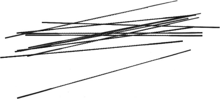 Actual product image Pebaro Fretsaw blades