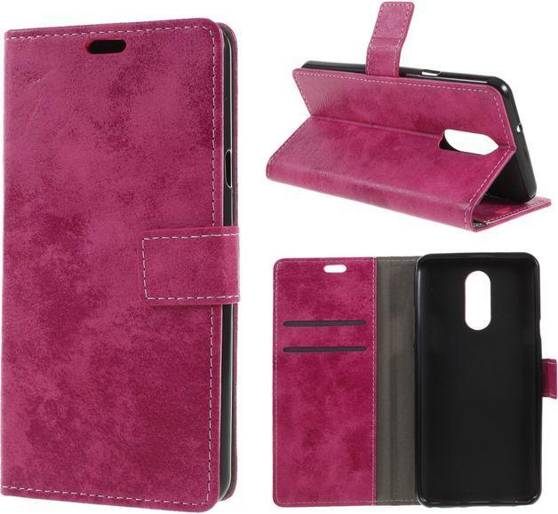 Actual product image MU Style Vintage Leather Bookcover Series (LG Q Stylus, LG Stylo 4)