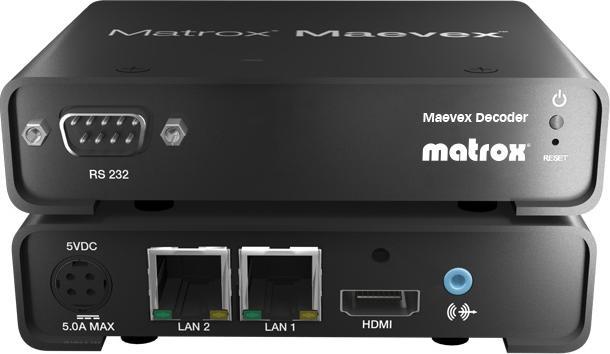 Produktbild Matrox Maevex 5150 Encoder Video over IP Encoder/Decoder bundle HDMI/DVI-in bis zu 1920x1200/1080p60 HDM...