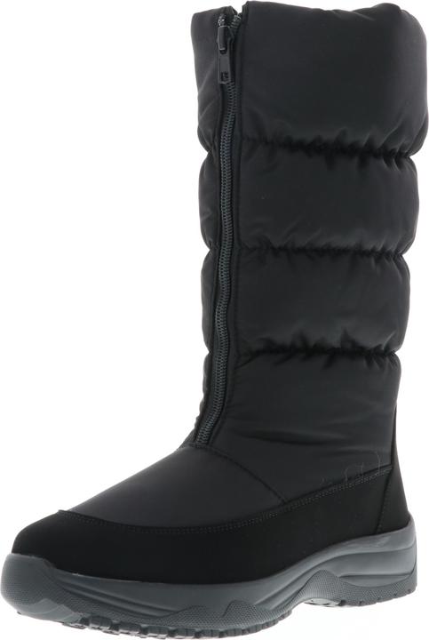 Produktbild Vista Damen Halbschaft Winterstiefel Snowboots Plateau EISKRALLEN schwarz (41)