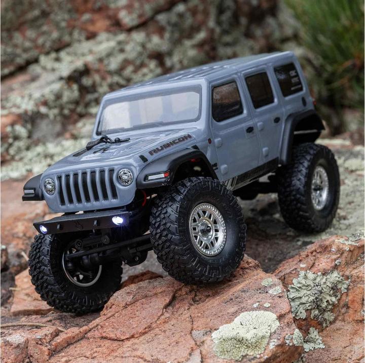 Image du produit Axial Scale Crawler SCX24 Jeep JLU Wrangler Gris, RTR (RTR Prêt à fonctionner)