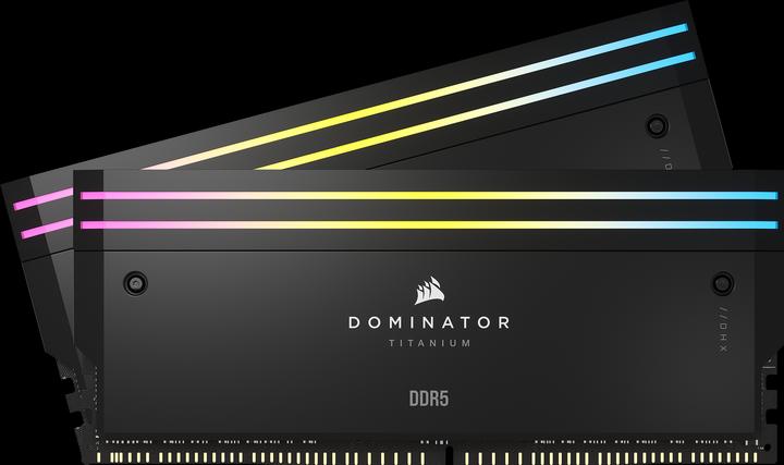 Produktbild Corsair DOMINATOR Titanium Light Enhancement Kit, 2-up config, Functional LEDs, Black Heatsink, no DRAM ICs (Mehrfarbig)