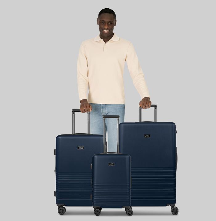 Image du produit Camel Active Hanoi 4 Rollen Kofferset 3-teilig mit Dehnfalte (202 l, XL (à partir de 115l))