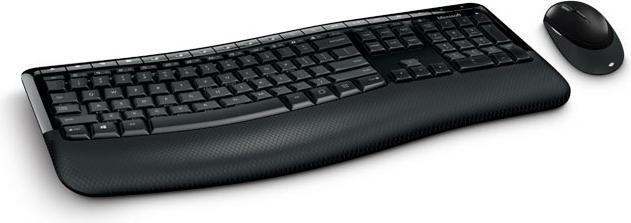 Actual product image Microsoft Wireless Comfort Desktop 5050 Keyboard RF Wireless (Eng. Int., Wireless)