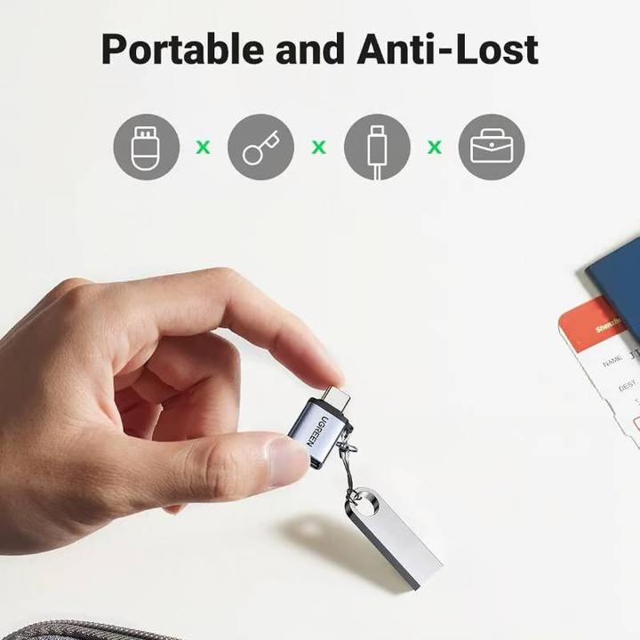 Produktbild Ugreen USB-C 3.1 zu USB-A 3.0 Buchse Adapter (USB Typ C, USB-A)