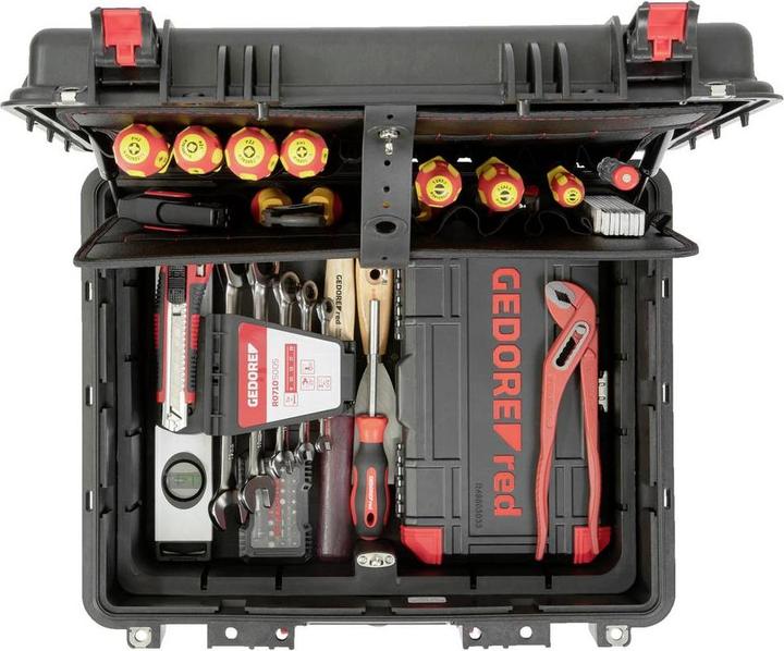 Produktbild Gedore Werkzeugkoffer Elektriker-R21652089 88-tlg. RED (88 Teile)