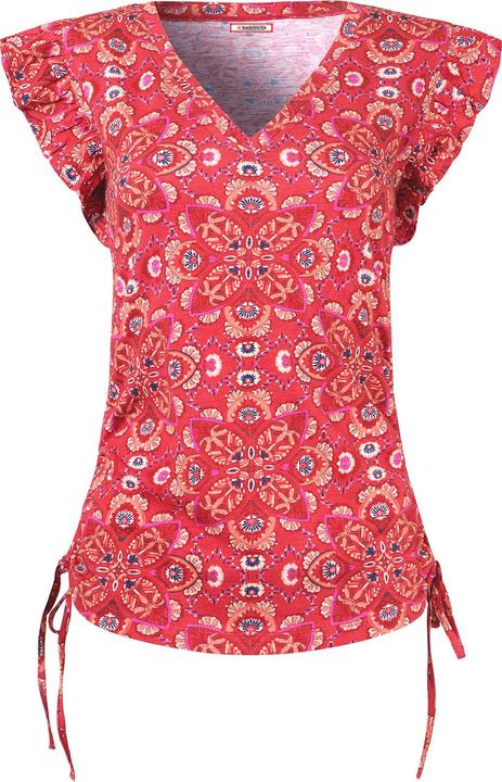 Joe Browns Ruffle Sleeve Rouched Side Jersey Top