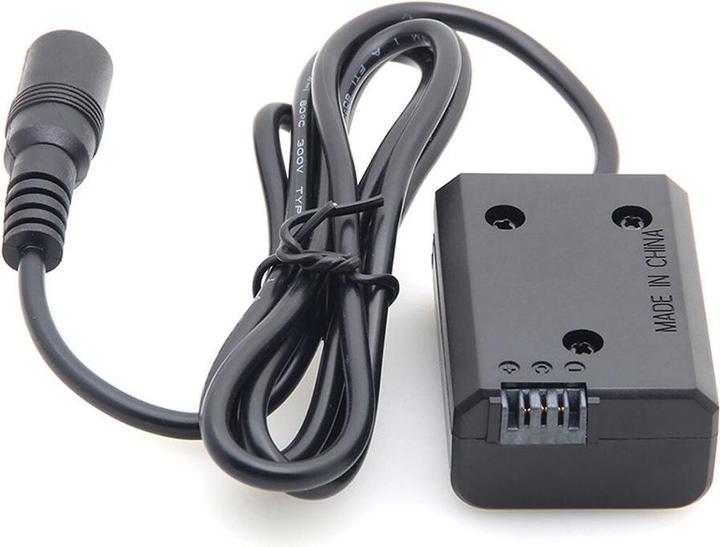 Actual product image Caruba Sony NP FW50 full decoding dummy battery (straight cable) (Camera battery)