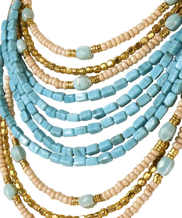 Immagine prodotto Joe Browns Turquoise Beaded Layered Necklace (10% di ferro, 90% vetro)