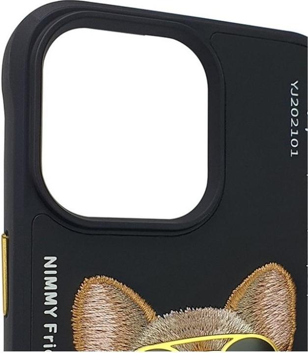 Immagine prodotto PanzerGlass Nimmy case iPhone 15 Pro 6.1" black Glasses Cool Dog (Apple iPhone 15 Pro)