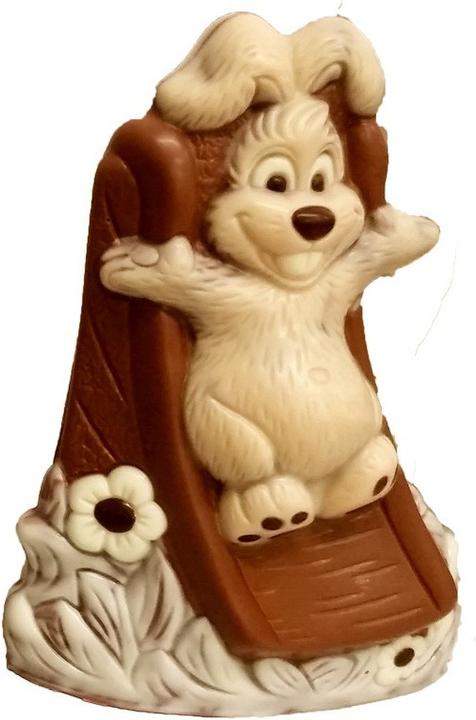 Image du produit miniSchoggi Moule à chocolat Lapin de Pâques sur toboggan