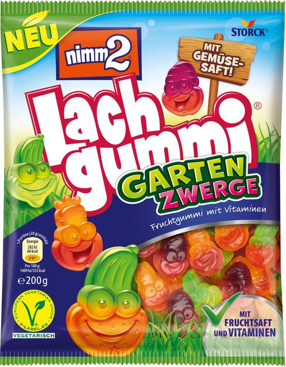 Actual product image nimm2 Gum sweets laugh gum garden gnomes 200 g (1 pcs., 200 g)