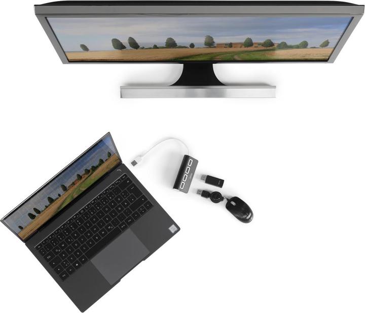 Immagine prodotto Hama USB-A-Hub (USB-A, 4 Porti)