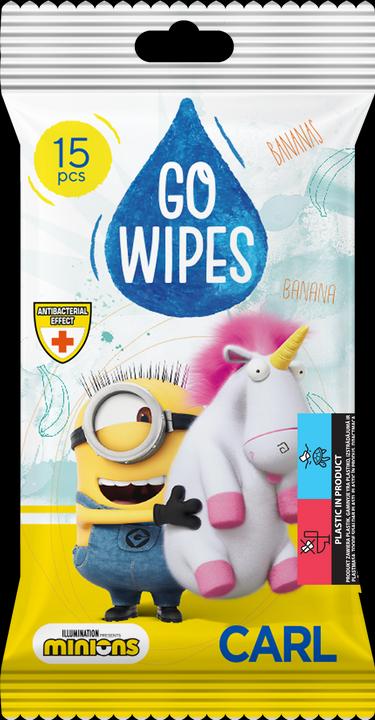 Produktbild Gowipes Wet Wipes Antibact Minions 15pcs (36 Stück)