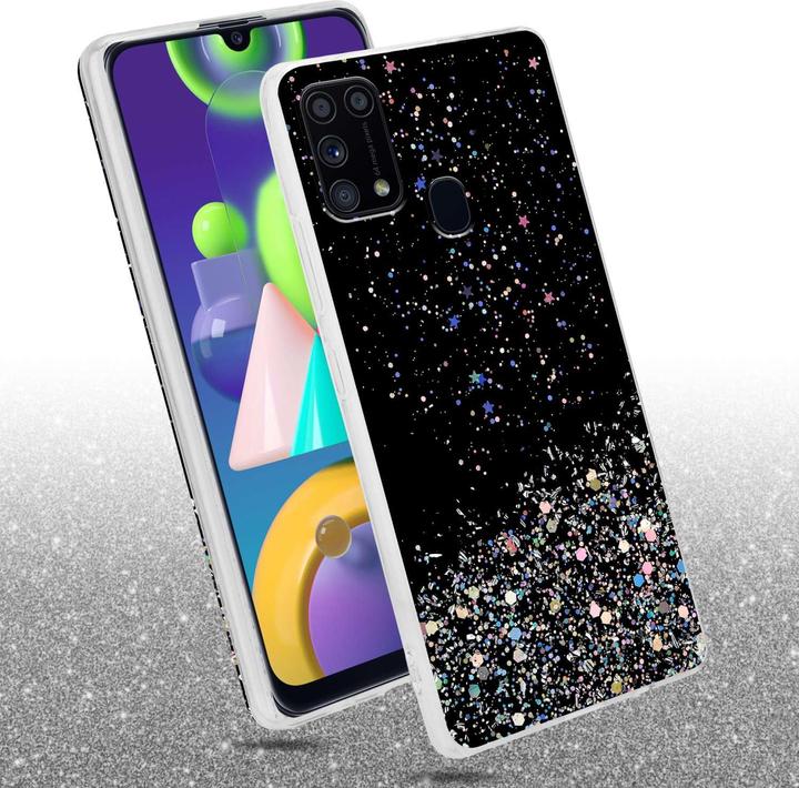 Image du produit Cadorabo Housse en TPU avec paillettes pour Samsung Galaxy M31 (Samsung Galaxy M31)