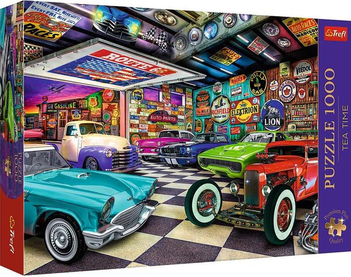 Actual product image Trefl Tea Time:Car Collectors Garage.10845 (1000 pieces)
