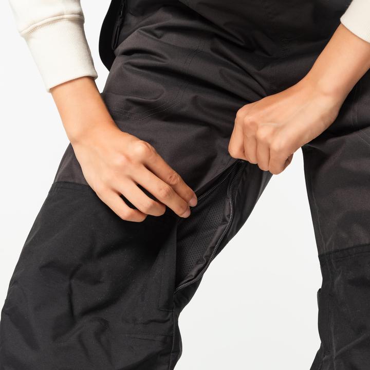 Actual product image Dreamscape Snowboard trousers dungarees adults waterproof - 500 black (XL)