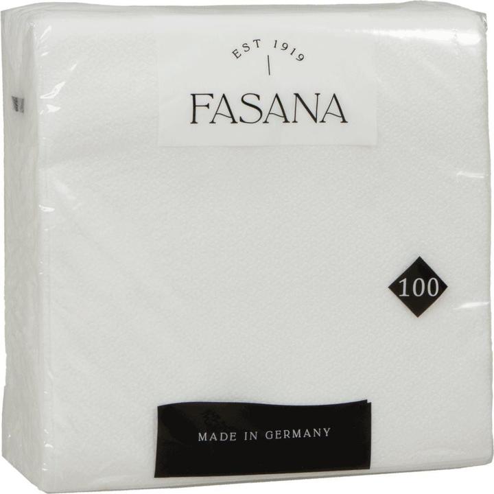 Actual product image Fasana Napkins white (100 x, 33 x 33 cm)