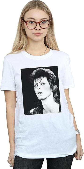 Immagine prodotto David Bowie Ziggy Looking Maglietta Ampia Donna (XL)