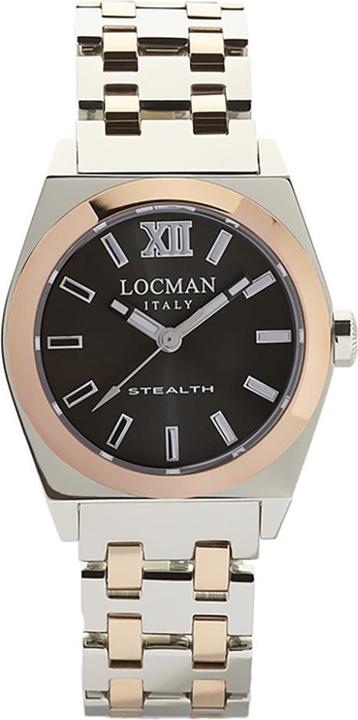 Immagine prodotto Locman Orologio da donna Stealth in acciaio inossidabile bicolore Ref. 0204 (Orologio da polso analogico, 33 mm)