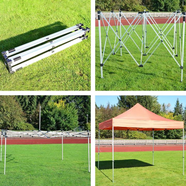 Produktbild VCM Falt Pavillon 3x3m terracotta (300 cm, 300 cm)