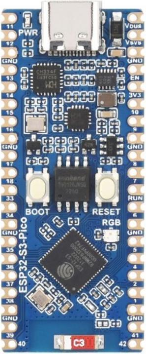 Actual product image WaveShare ESP32-S3 Pico Microcontroller