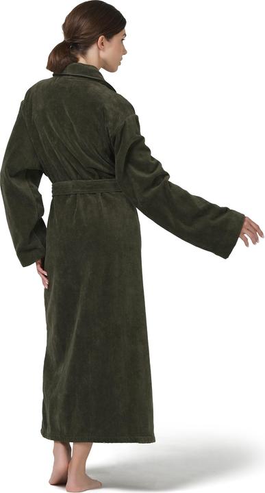 Actual product image Möve Homewear shawl collar coat green (M)