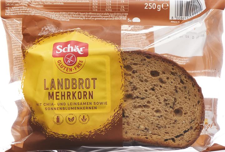 Produktbild Schär Landbrot Mehrkorn glutenfrei (250 g)