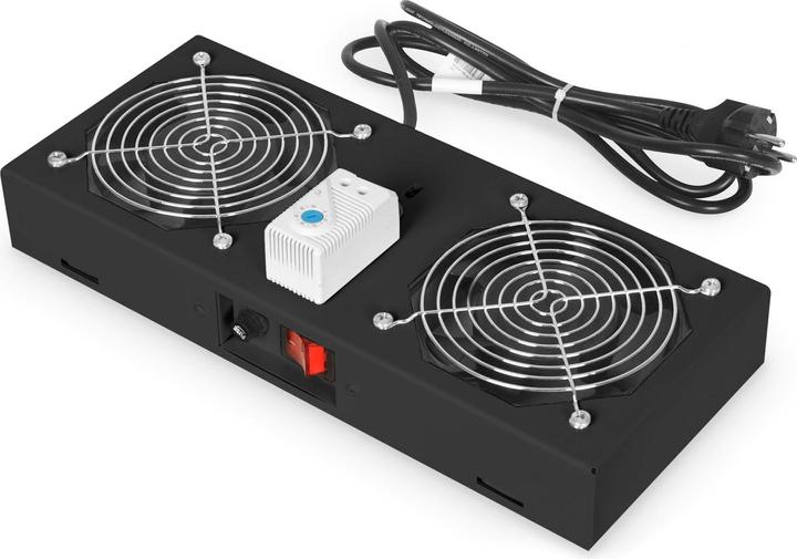 Produktbild Digitus Dachlüftereinheit für Wandgehäuse, SOHO Wandgeh. und unmontierte Schränke Thermostat
