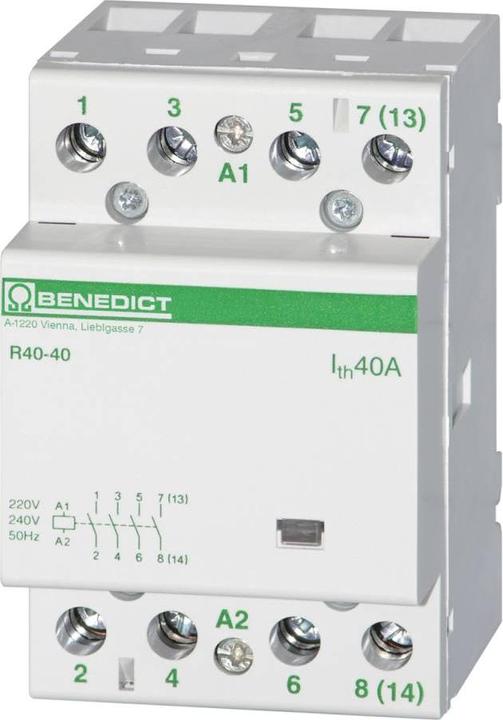 Produktbild Benedict INST.-SCHÜTZ 40A/27,5KW 4S / BEN&JÄ R40-40 230V BRUMMARM R40-40 230
